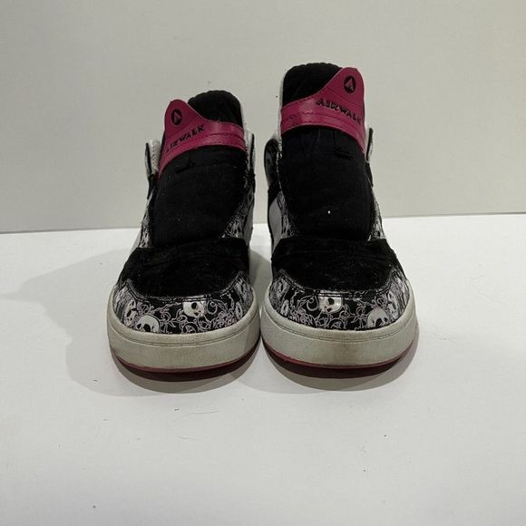 Airwalk Mens Black White Comfort Low Top Slip On Skateboarding Shoes Size 9.5 - Picture 5 of 8